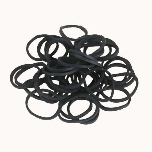 Black Rubber Bands 500pcs Lamicell