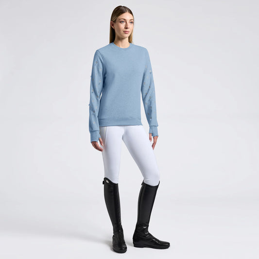 Diagonal Crew Neck Pullover Cavalleria Toscana