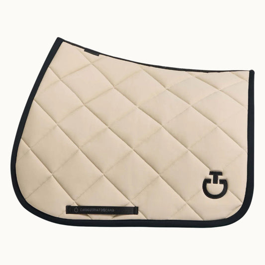 Diamond Quilted Jersey Jumping saddle pad Cavalleria Toscana