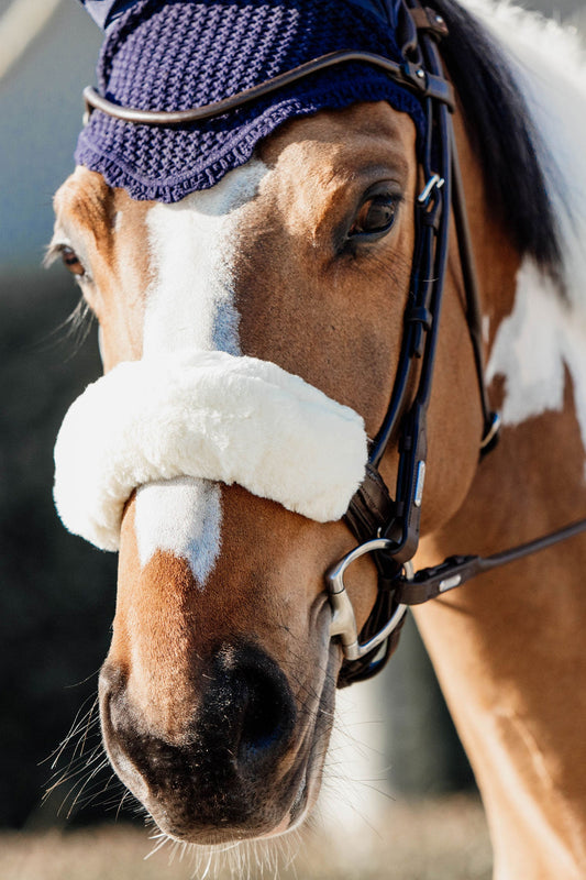 Sheepskin Noseband Cover Kentucky