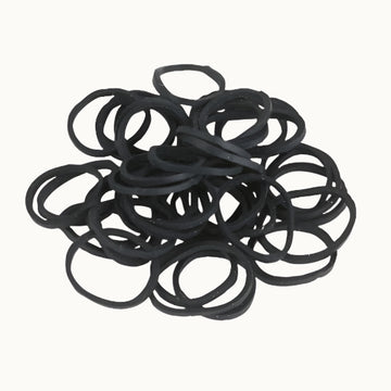 Black Rubber Bands 500pcs Lamicell