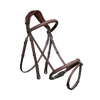 Anatomic French Noseband Horse Bridle with Fancy Stitching CWD