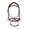 Anatomic French Noseband Horse Bridle with Fancy Stitching CWD