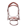Anatomic French Noseband Horse Bridle with Fancy Stitching CWD