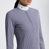 Women’s Long Sleeve Competition Shirt with Striped Pattern Cavalleria Toscana