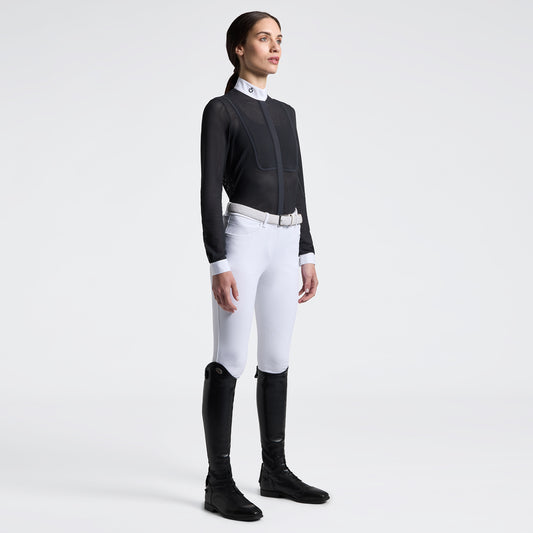Women's Long-Sleeve Perforated Competition Shirt Cavalleria Toscana