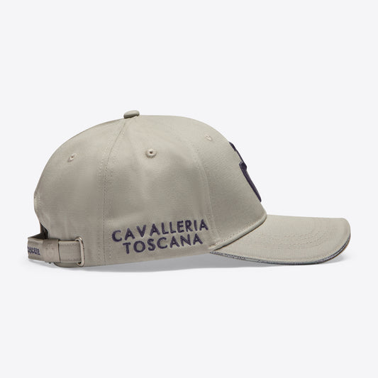 Cotton baseball cap with an embroidered logo Cavalleria Toscana
