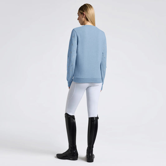 Diagonal Crew Neck Pullover Cavalleria Toscana