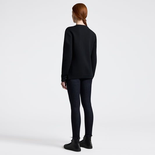 Women's Cotton Crew Neck Sweatshirt Cavalleria Toscana