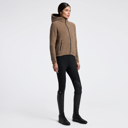 Women's Technical Fleece Zip Hoodie Cavalleria Toscana