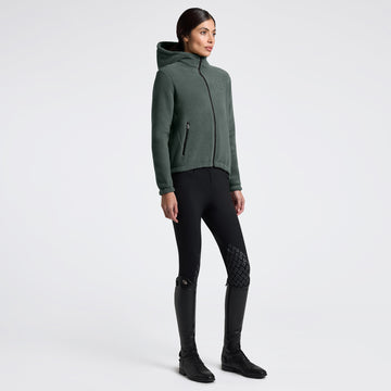 Women's Technical Fleece Zip Hoodie Cavalleria Toscana