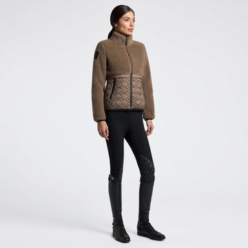 Women's Fleece and Nylon Zip Jacket Cavalleria Toscana