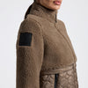 Women's Fleece and Nylon Zip Jacket Cavalleria Toscana