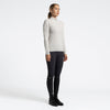 Women’s Virgin Wool Turtleneck Sweater with Half Zip Cavalleria Toscana