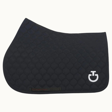 Circular Quilted Jersey Jumping Saddle Pad Cavalleria Toscana