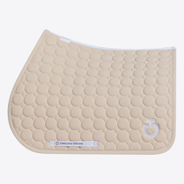 Jumping Saddle Pad in Circular Quilted Jersey Cavalleria Toscana