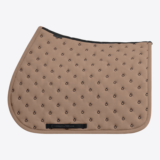 Jumping Saddle Pad with Quilted Design and Micro Logo Cavalleria Toscana