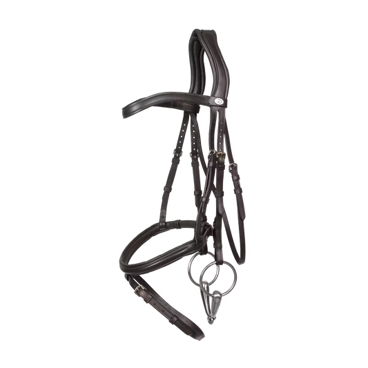 Flash Noseband Soft Leather Bridle Dyon