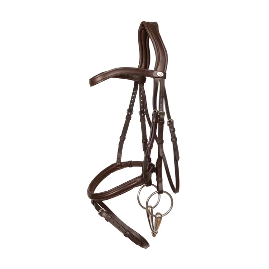 Flash Noseband Soft Leather Bridle Dyon