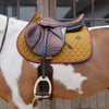 Jumping Saddle Pad Neon Leather Kentucky Horsewear