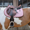 Jumping Saddle Pad Neon Leather Kentucky Horsewear