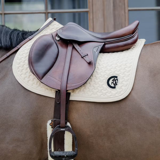 Jumping Saddle Pad Plaited 3D Logo Kentucky