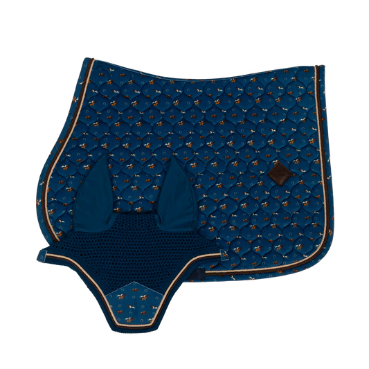 Jumping Saddle Pad Velvet Horse Printing Kentucky Horsewear