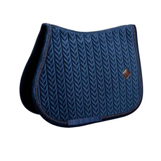 Jumpind Saddle Pad Velvet Mini Pearls Kentucky Horsewear